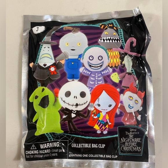 Disney Nightmare Before Christmas Series 1 Bag Clip - Shock Figurine, NWT - Picture 2 of 4